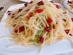 醋溜土豆丝-胖太太四川麻辣排骨串(镇江路分店)