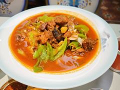 新疆大盘鸡-羊巴道新疆菜·清真(上梅林店)