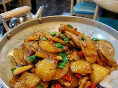 干锅土豆片-湖南码头·地道岳阳美食·湘菜(魏公村店)