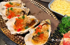 Fish Roe Garlic Clams