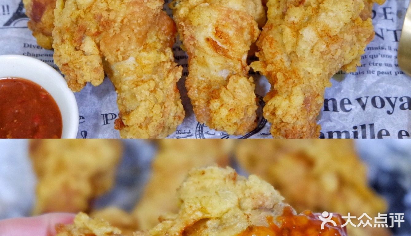 脆皮炸鸡，外酥里嫩多汁