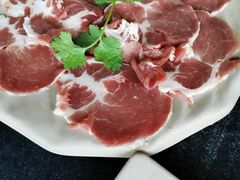 现切大刀肉片-川东坝子火锅(宝龙店)