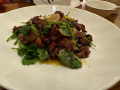 香菜小炒黄牛肉-芳草地度假酒店·野炉中餐厅