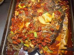 -探鱼·鲜青椒爽麻烤鱼(广州欣荣广场店)