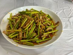 蒜苔炒肉-绵阳饭店