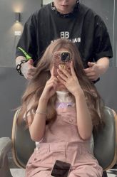 点击看大图 -藤野造型烫发染发