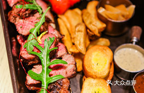 Charcoal-Grilled American Grain-Fed Prime Ribeye