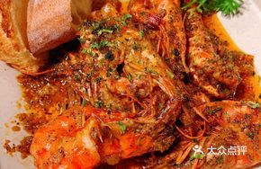 Garlic Cream Tiger Shrimp