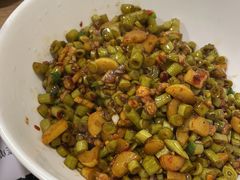 酸豆角酸笋炒肉沫-建辉湖南土菜馆(南大街店)