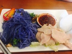 -蝶豆花蓝面条