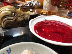 鲜鸭血-渝大狮毛肚老火锅(普陀店)