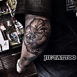 原创梵花➕点刺 纹身师：杰Tattoo刺青主理人 TianJinChina_中国天津-杰TATTOO刺青