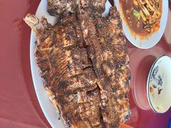 -北京龙庆四季香农家饭庄·灶台鱼·碳烤虹鳟鱼(龙庆峡店)