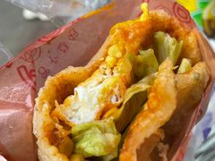 爆浆炸蛋-小红车炸蛋葱油饼