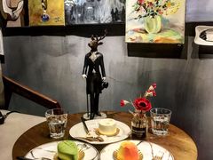 酸奶慕斯.芒果慕斯.抹茶慕斯-咖法森林·咖啡  酒吧(天河店)