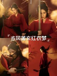 -虞美人汉服摄影