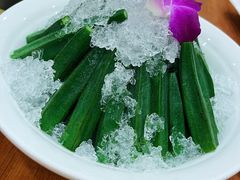 冰镇秋葵-峰少印宴·私房菜·生猛海鲜·地道水乡菜(万江店)