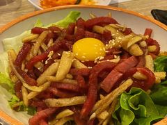 生拌牛肉-郑阿姨的家·이모네·韩料&烤肉(武川路店)