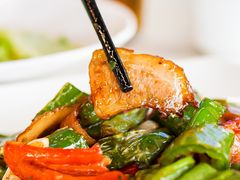 尖椒炒猪颈肉-新金盛·海鲜酒楼(盐田店)