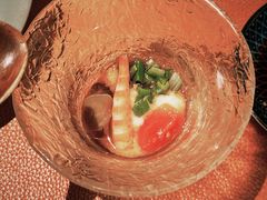 秋葵海螺虾山药醋-松涛日本料理