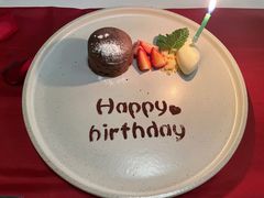 熔岩巧克力蛋糕配冰淇淋-EN SPACE恩空间