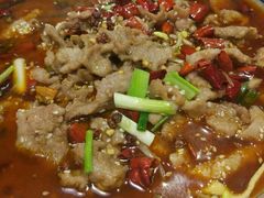 水煮肉片-付掌柜在成都·热炒砂锅集(金禾店)