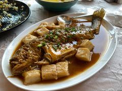 手打年糕烧黄鱼-扬州香格里拉·香宫中餐厅