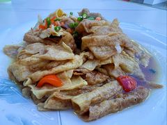 小炒豆浆皮-黄牛肉馆·皖南土菜
