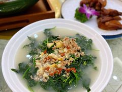 上汤辣椒叶-轩记海鲜餐厅·四十五年老字号·经典粤菜(西区彩虹店)