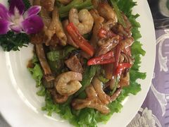 虾仁蹄筋烧肚条-付家庄小渔村(山东路店)