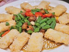 豆角排骨拼海鲜卷-樟木头三正半山酒店·汉宫中餐厅