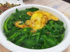 豌豆尖蛋汤-洪霞餐馆