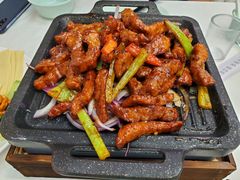 铁板黑椒牛柳-昱德来·天津菜(河西店)