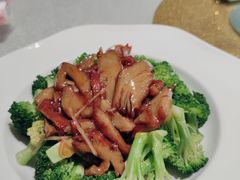 西兰花素叉烧-紫竹林素食(祖庙路店)