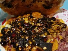 -清真马乐贝腊牛肉蛋黄菜夹馍(马蓉洒金桥店)