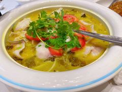 重庆酸菜黑鱼片-乾隆美食·本帮菜(黄河路店)
