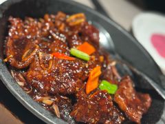 石锅黑椒煎炒牛仔骨-蟹榭·本帮江浙菜·蟹宴(五角场合生汇商场店)