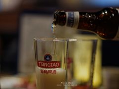 青岛啤酒白啤-河坝烧烤串城(银亭路店)
