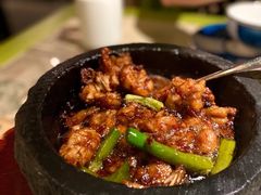 石锅杭椒牛蛙-桂满陇天书(南京德基旗舰店)