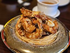 原蒜头抽爆虎虾-采悦轩中餐厅·粤菜·海南菜(神州半岛喜来登度假酒店)