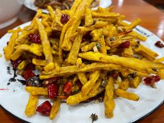 干煸藕丝-椒香川流不息川菜馆(二七北路店)