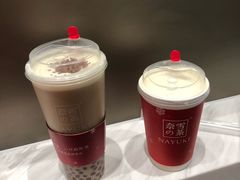 冻顶乌龙鲜牛乳-奈雪的茶(市百一店)