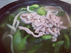 小锅青菜肉丝面-凯丽上海阳春面馆(德仁里店)
