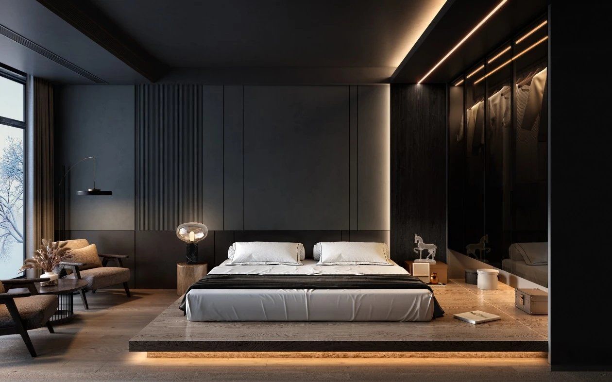 装修设计地面灯带