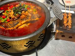 -探鱼·鲜青椒爽麻烤鱼(天一广场店)