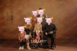 -时光纪亲子全家福照相馆(静安店母女写真父母纪念照)