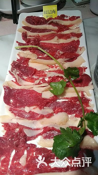 海银海记潮汕牛肉火锅(正义坊店)双层肉图片 - 第47张