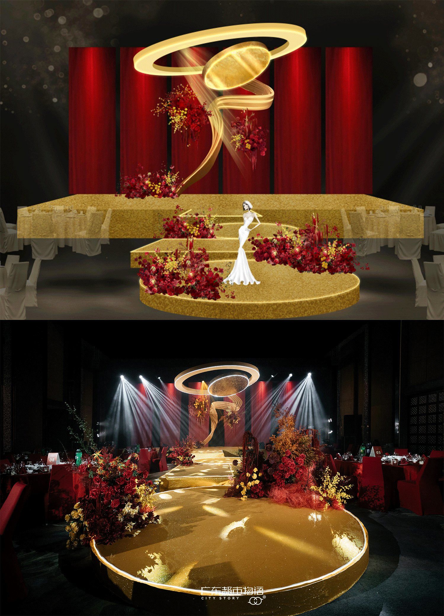 n#红色婚礼#主题婚礼#汕头婚礼策划@都市物语婚礼策划