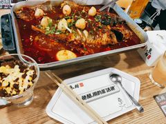 荔枝香辣清江鱼-鱼酷活鱼烤鱼(梅江印象城店)