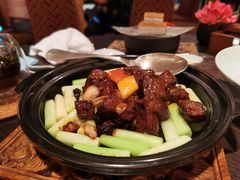 黑蒜芥兰啫雪花牛肉-广州柏悦酒店·悦景轩·粤菜餐厅